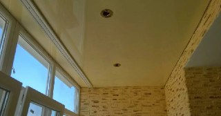 Натяжной потолок на балкон Дмитров, цена 6113 руб.
